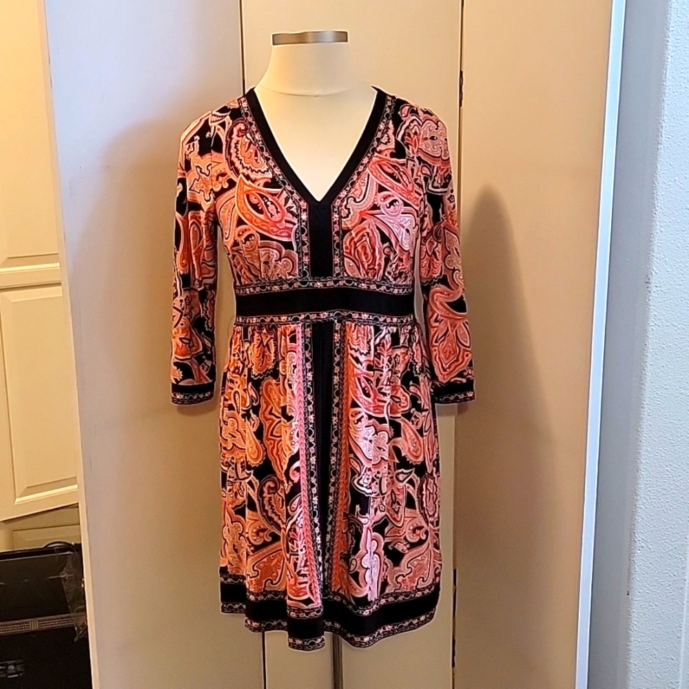 Cute & Fun INC V-Neck Long Sleeve Dress Size 0X